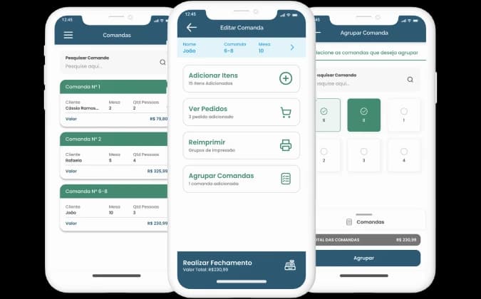 Tela de APP PDV