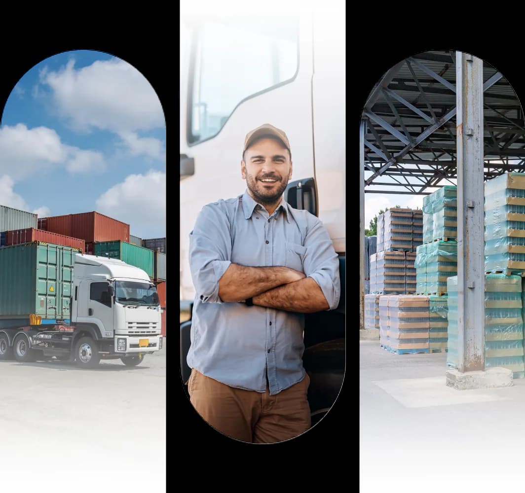 Funcionário fazendo a gestão de transportes pela EGS